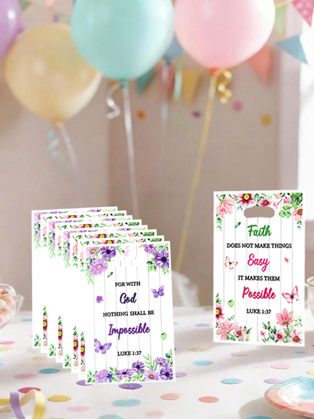 20個/40個入りパーティーギフトバッグ、花、蝶、フレーズが - Party Games At Wedding のレビューと価格