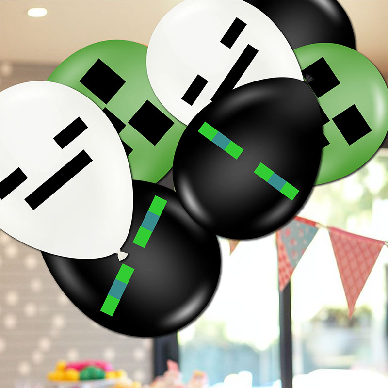 ピクセルラテックスバルーン ビデオゲームテーマ 誕生日パーテ - Party Games No Supplies のレビューと価格
