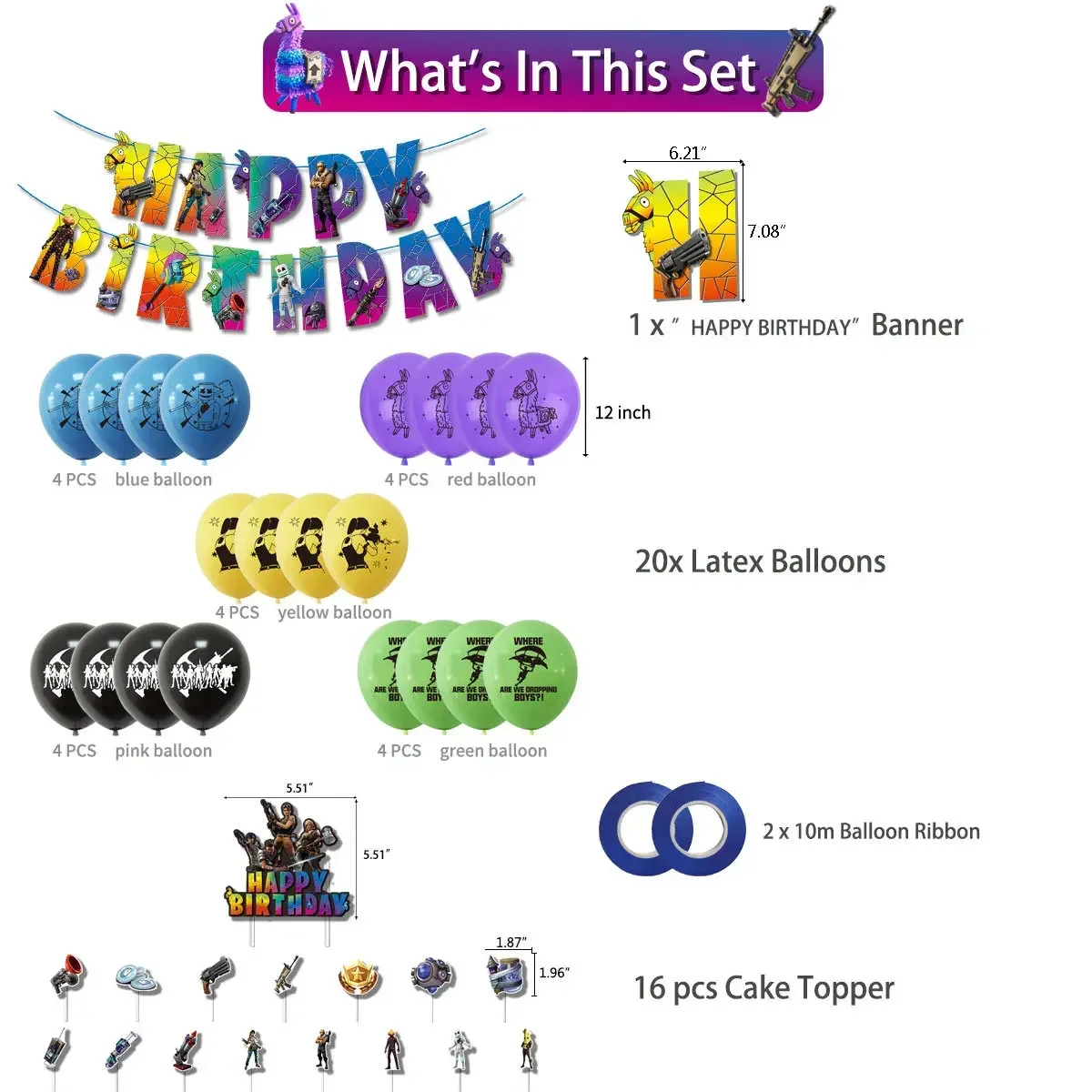 ホットゲーム フォートナイト テーマ DIY バルーン パー - Party Games No Supplies のレビューと価格