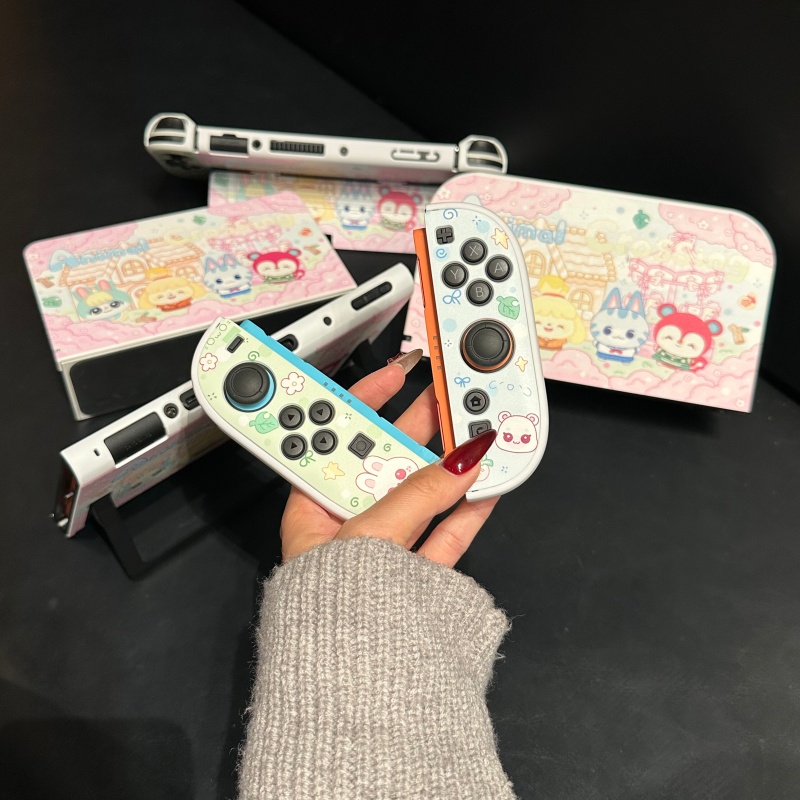 かわいい動物パーティーSwitch2保護シェル漫画柄カスタマ - Party Games Switch 2 のレビューと価格