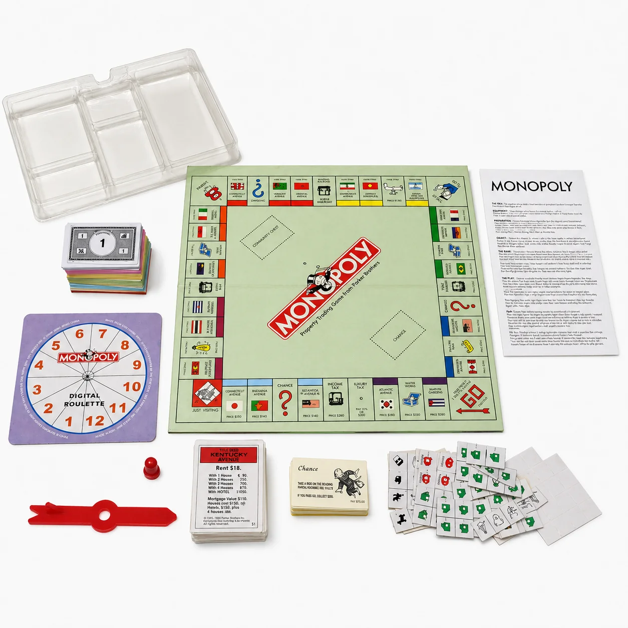モノポリー クラシック ボードゲーム 家族向け不動産取引ゲー - Hasbro Game Monopoly のレビューと価格