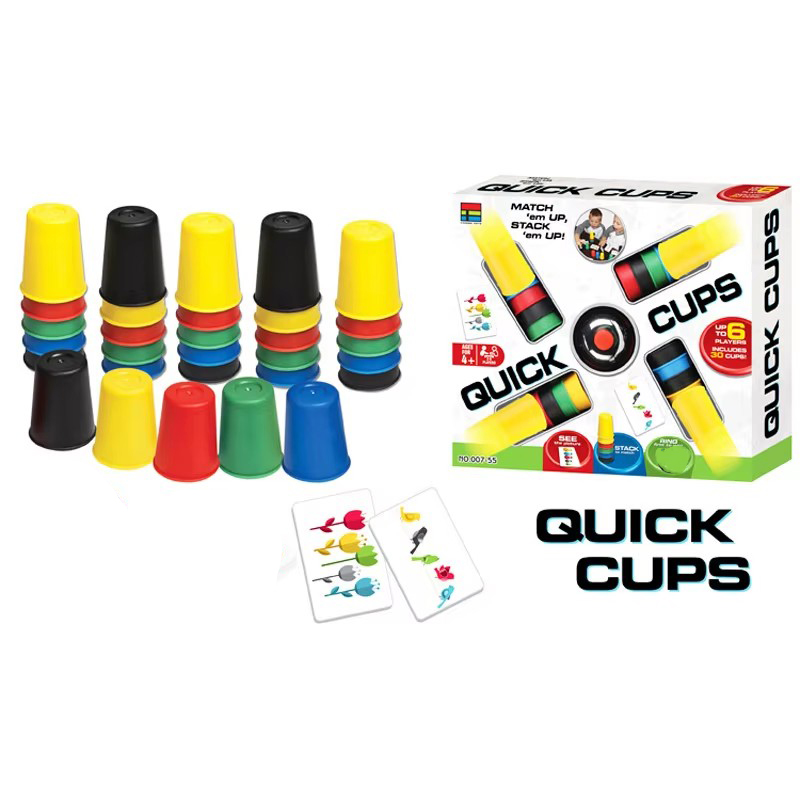 スタッキングカップ ボードゲームおもちゃ クイックカップ 屋 - Quick Games Party のレビューと価格