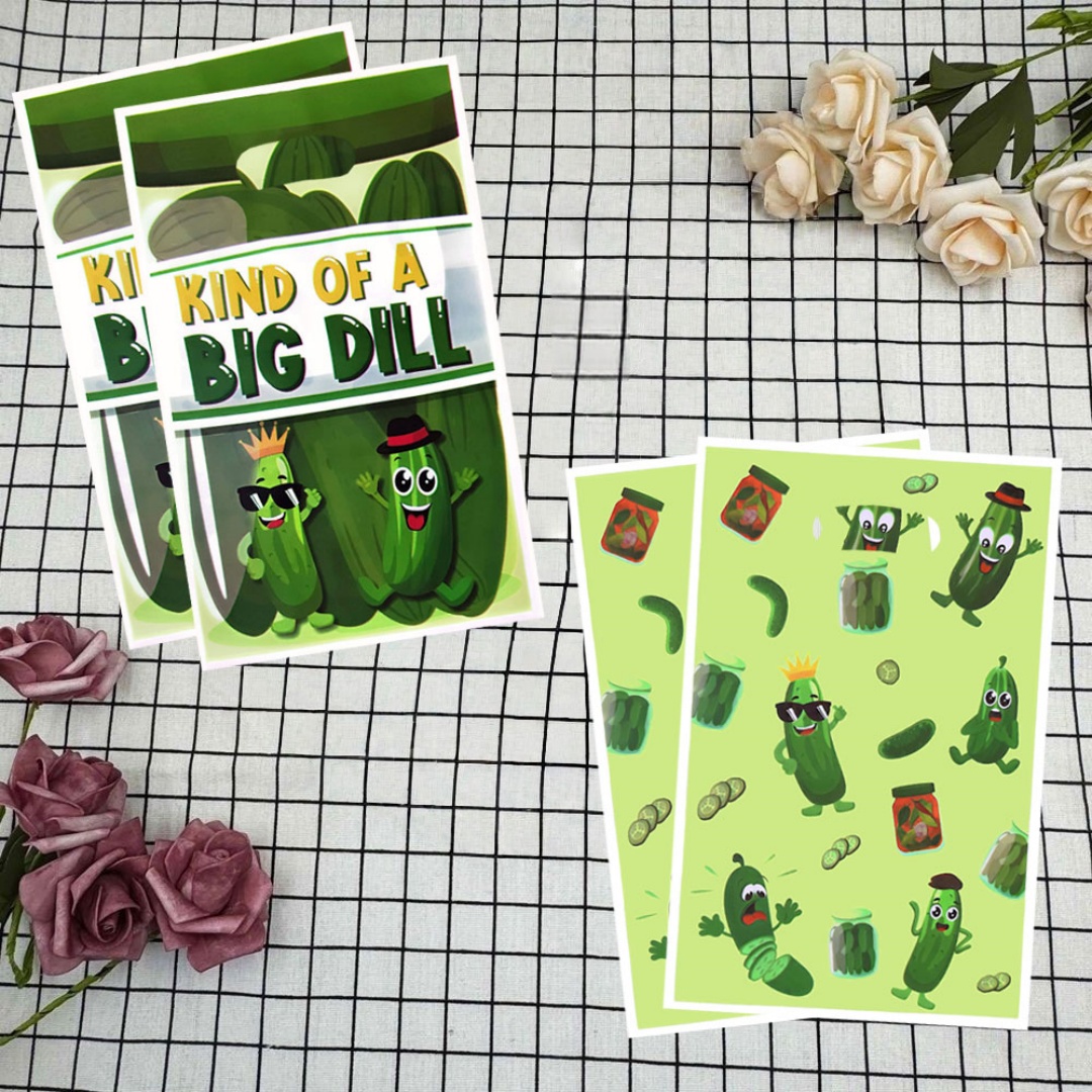 20個/40個入り グリーンギフトバッグ、漫画キュウリデザイ - Party Games At Wedding のレビューと価格