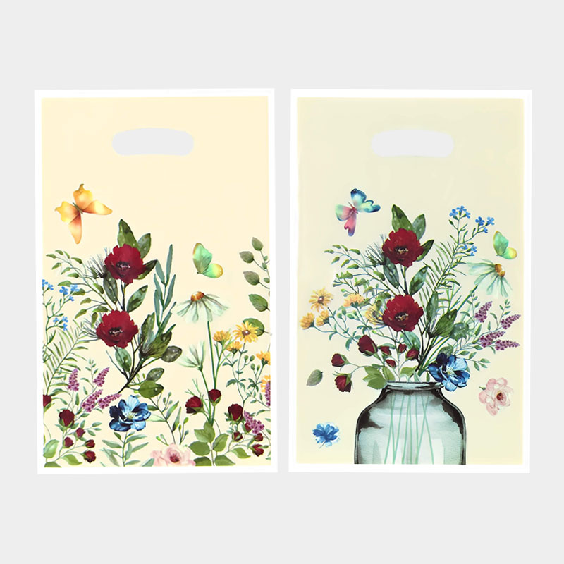 20個/40個入りの花の中に遊ぶ蝶の模様のギフトバッグ。誕生 - Party Games At Wedding のレビューと価格