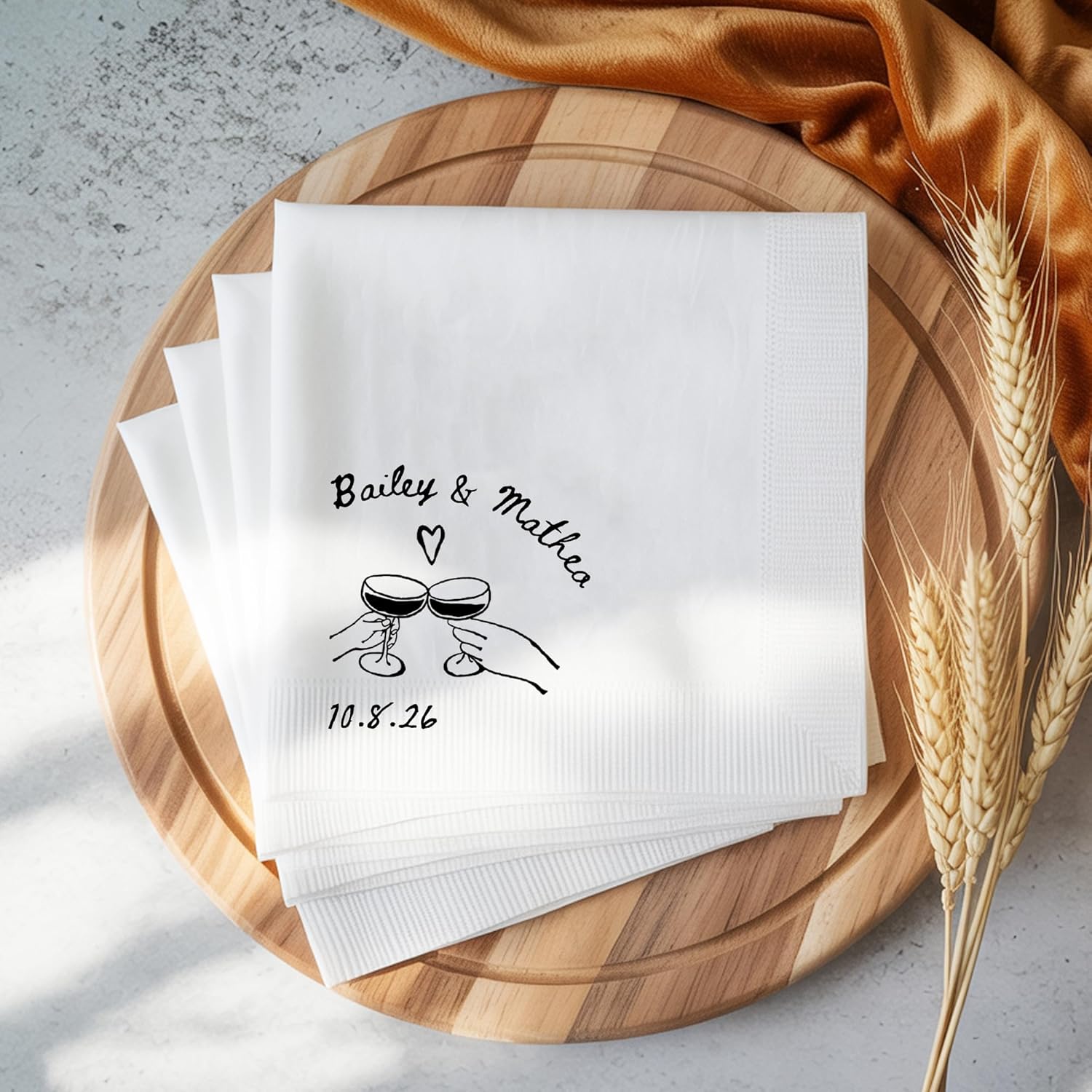 50枚入り パーソナライズされた麻雀ゲームナイトカクテルナプ - Party Games At Wedding のレビューと価格